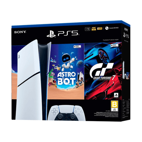 PlayStation 5 Slim Digital Combo Astrobot + Gran Tursimo 7