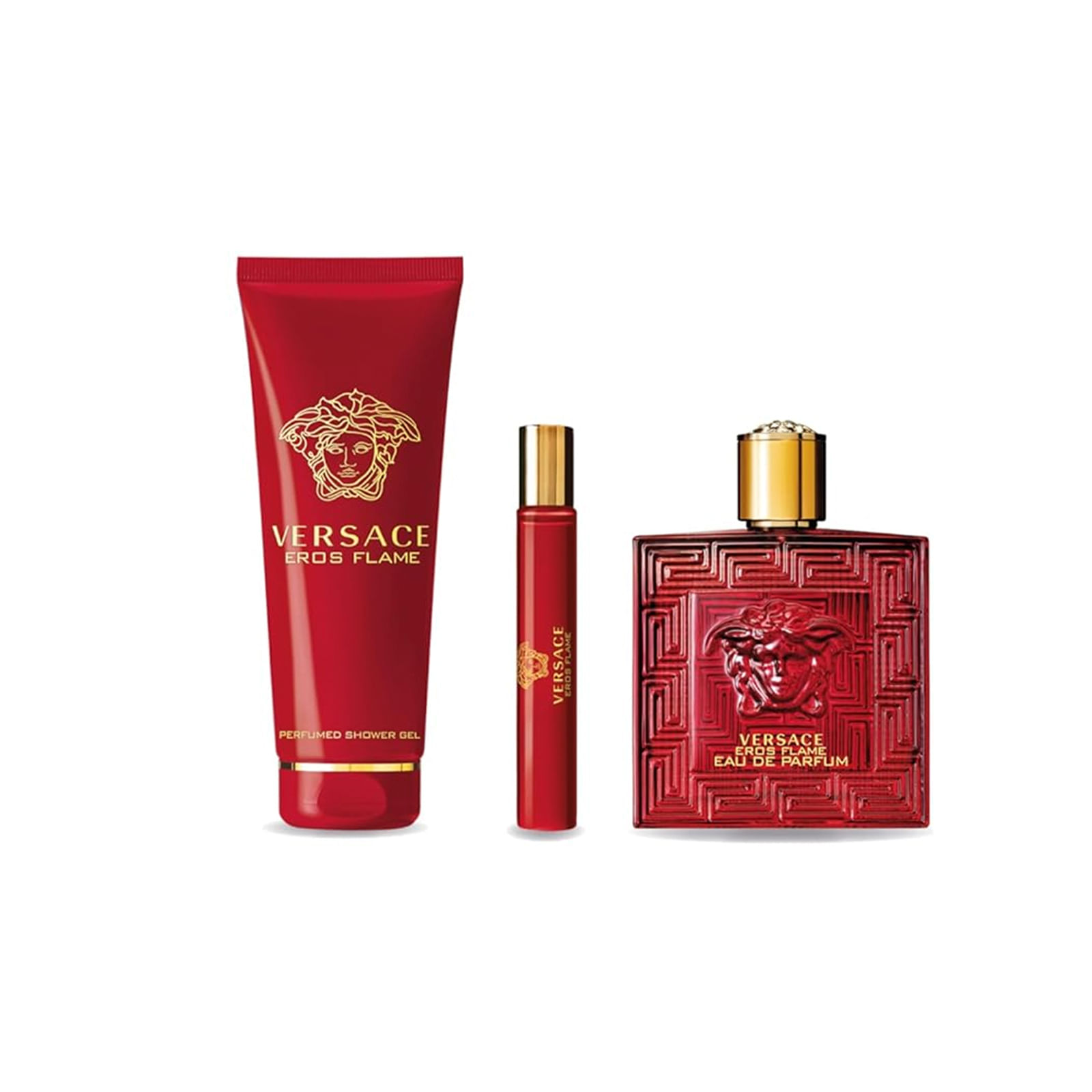 Set Versace Eros Flame Gel + Spray - Surtidora departamental