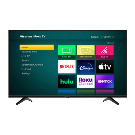 Pantalla Hisense 58" Smart TV 58R6E3
