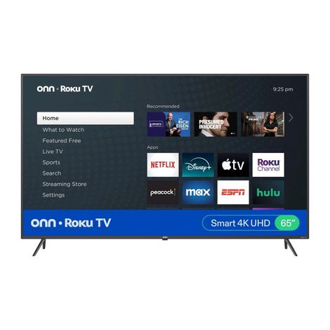 Pantalla Onn 65" Roku TV Reacondicionada