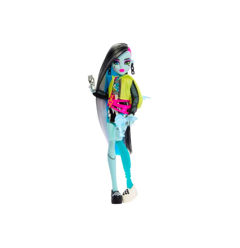 Muñeca-Mattel-Monster-High-Doll-Frankie-Stein-Skulltimate-Neon-Para-Niñas-HNF79