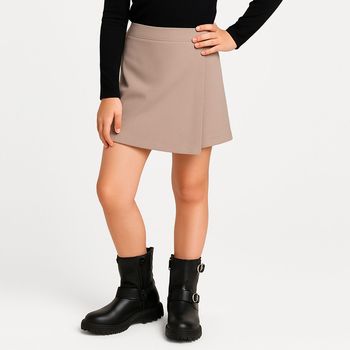 Falda Short Paola Kids Con Tablon Para Niña 021C